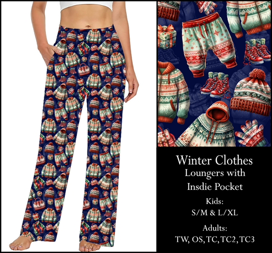 WINTER CLOTHES Pocket Loungers - Preorder Closes 9/3