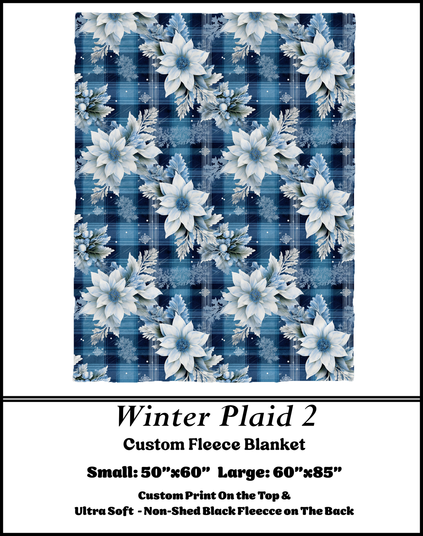 WINTER PLAID 2 preorder closes 8/31 eta 10 weeks