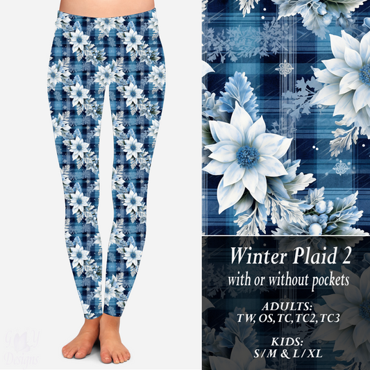 WINTER PLAID 2 LEGGINGS Preorder Closes 9/2