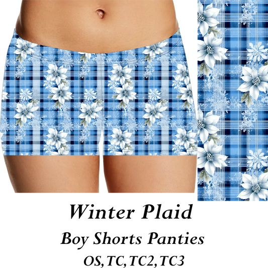 WINTER  PLAID   - Womens Panties - PREORDER CLOSES 8/31