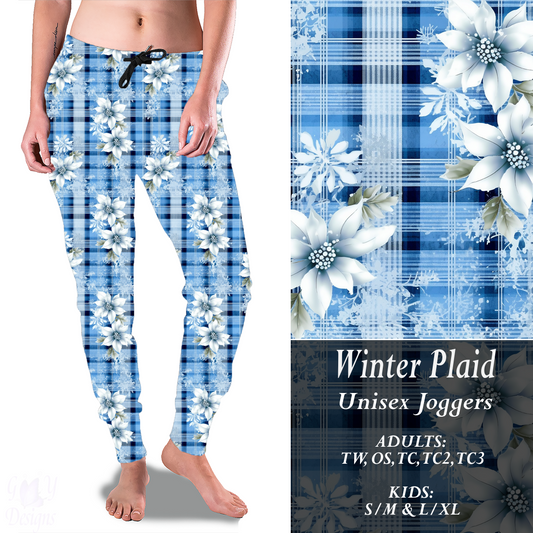 WINTER PLAID Joggers Preorder Closes 9/2
