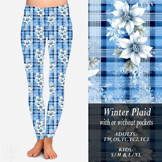 WINTER PLAID LEGGINGS Preorder Closes 9/2
