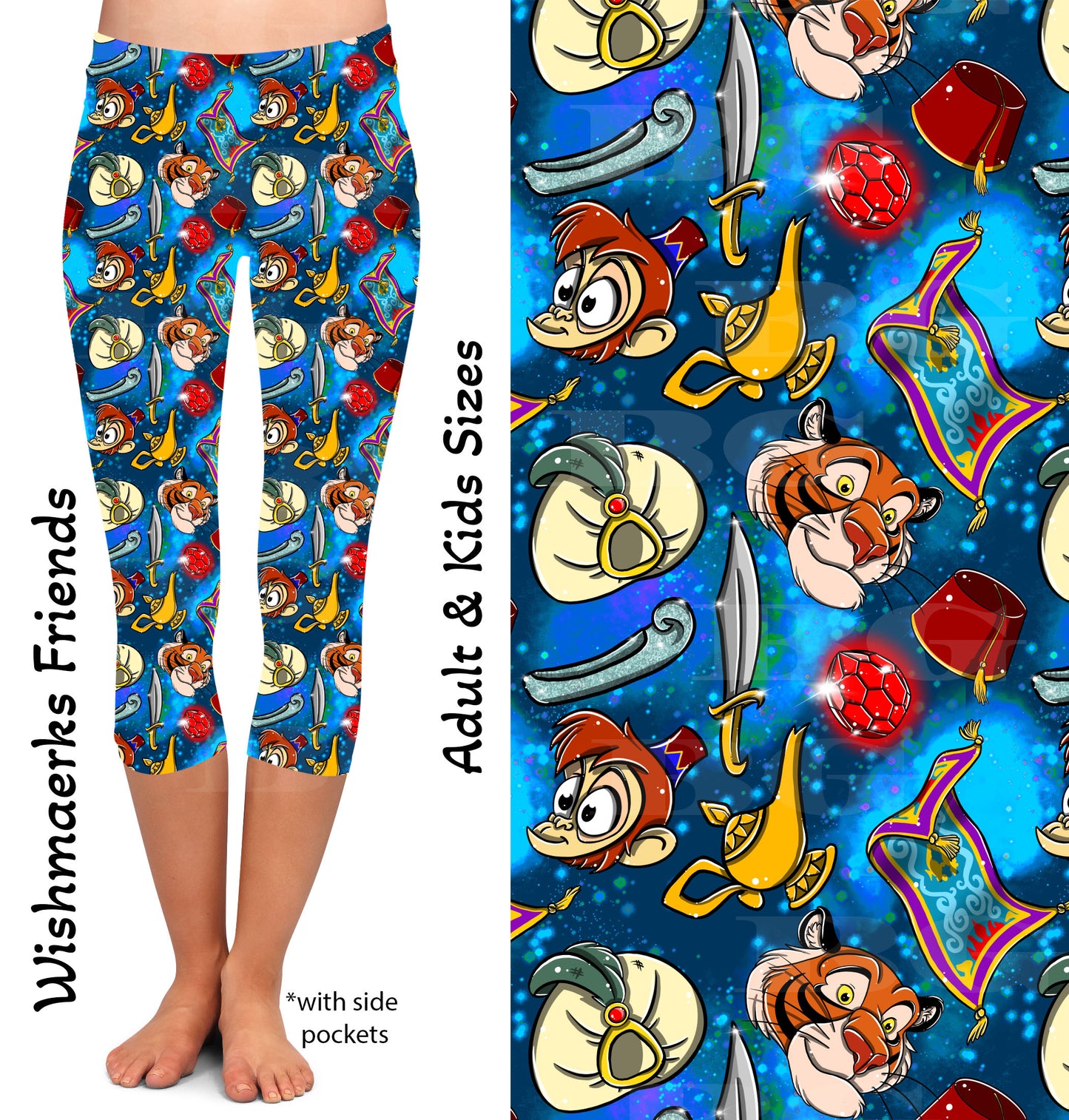 Wishmakers Friends - Capri Legging with Pockets