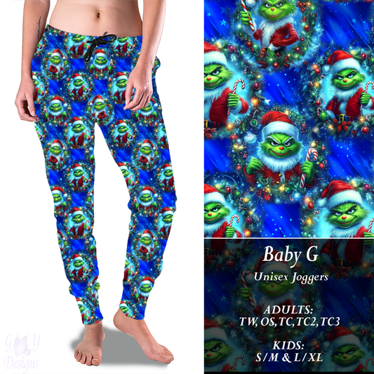 BABY G BLUE Joggers Preorder Closes 7/14