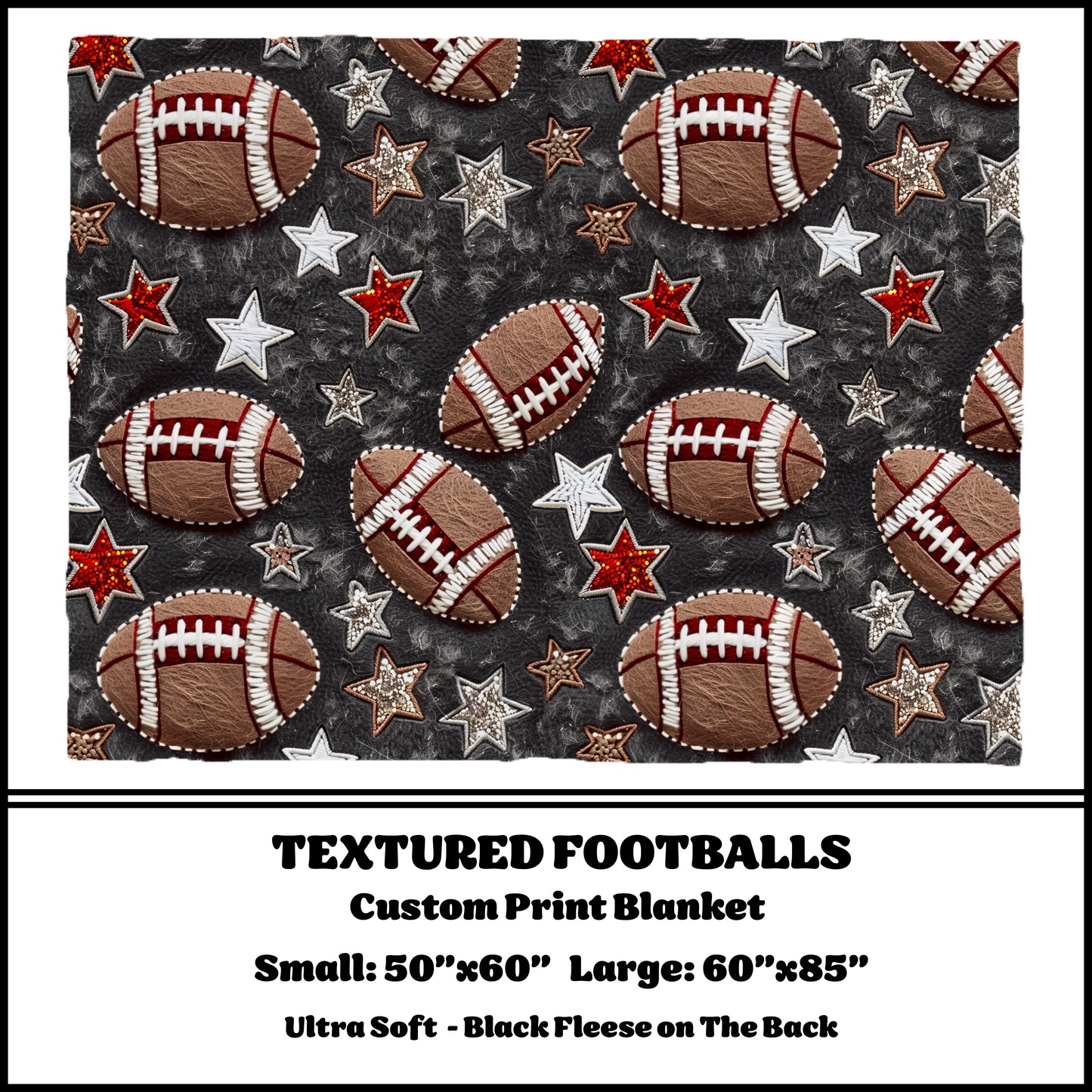 TEXTURED FOOTBALLS preorder closes 6/29 eta 10 weeks