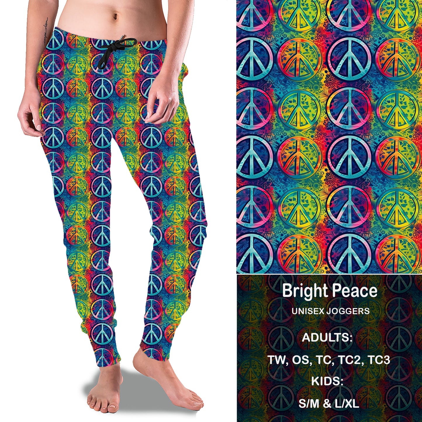 Bright Peace - Full Joggers