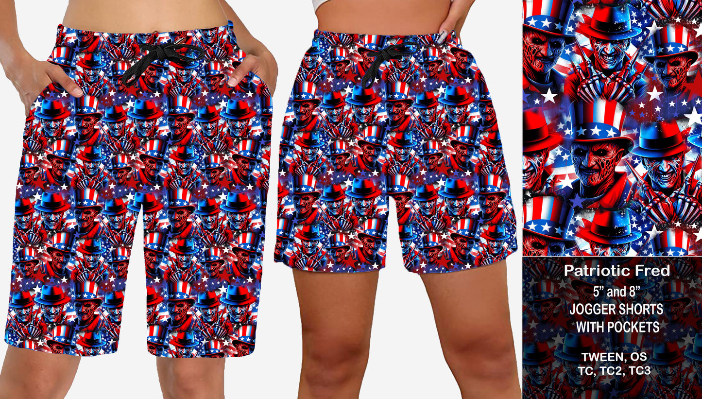 Patriotic Fred - Jogger Shorts