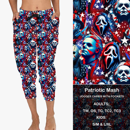 Patriotic Mash - Full & Capri Joggers