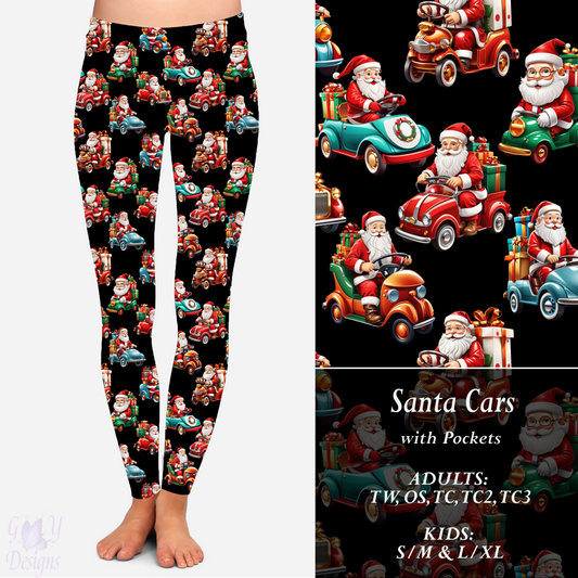SANTA CARS with Pockets Preorder Closes 7/14