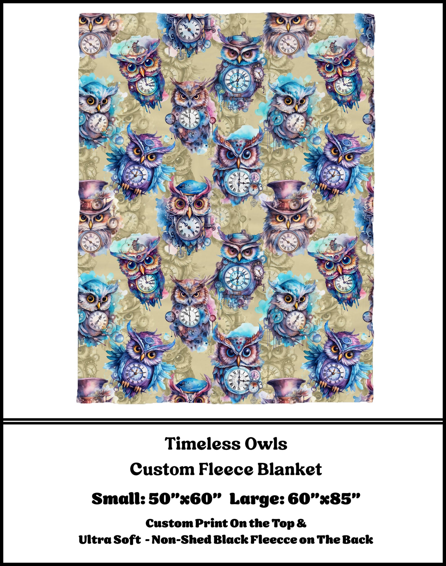 TIMELESS OWLS  preorder closes 6/29 eta 10 weeks