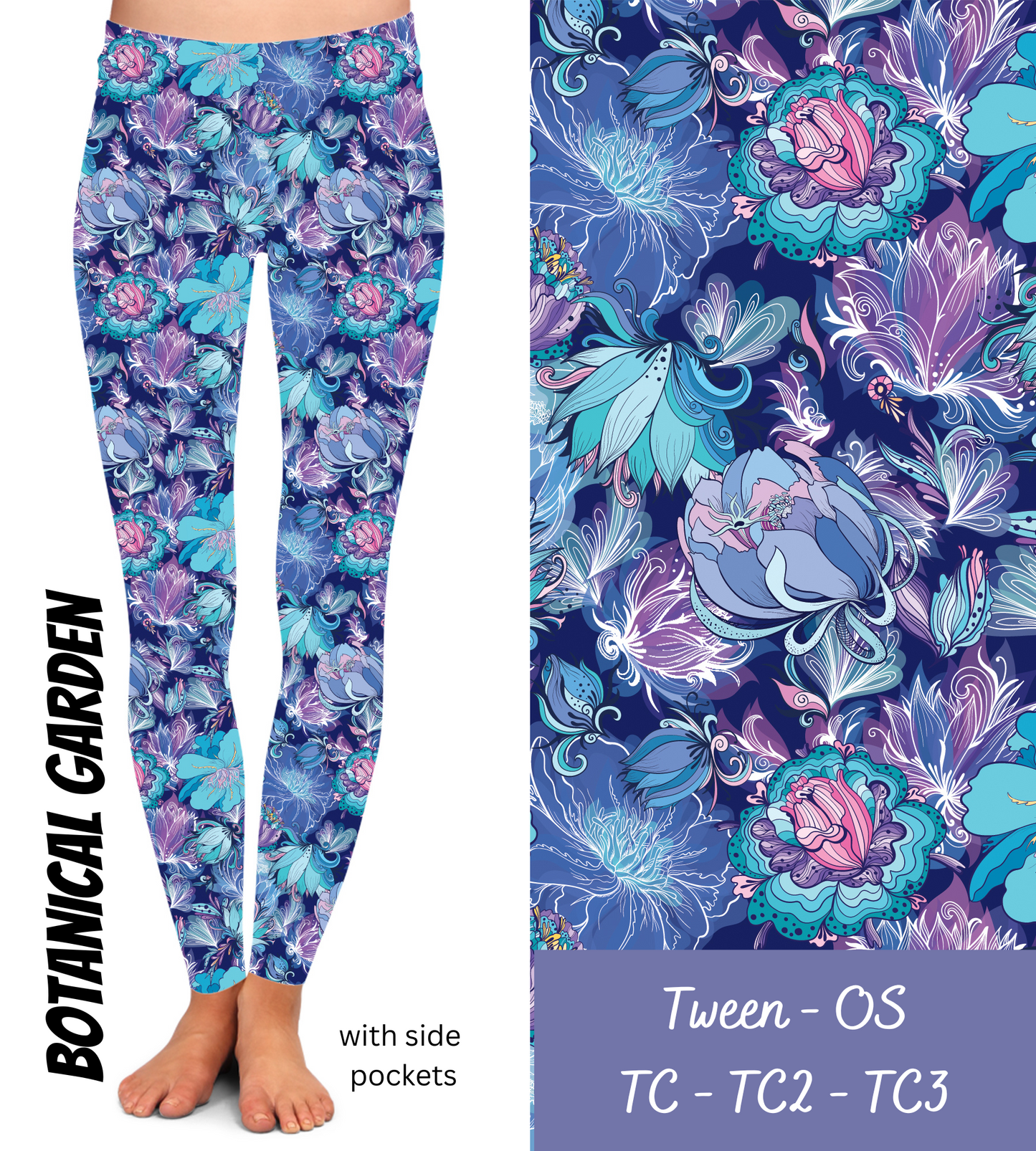 Botanical Garden - Leggings with Pockets