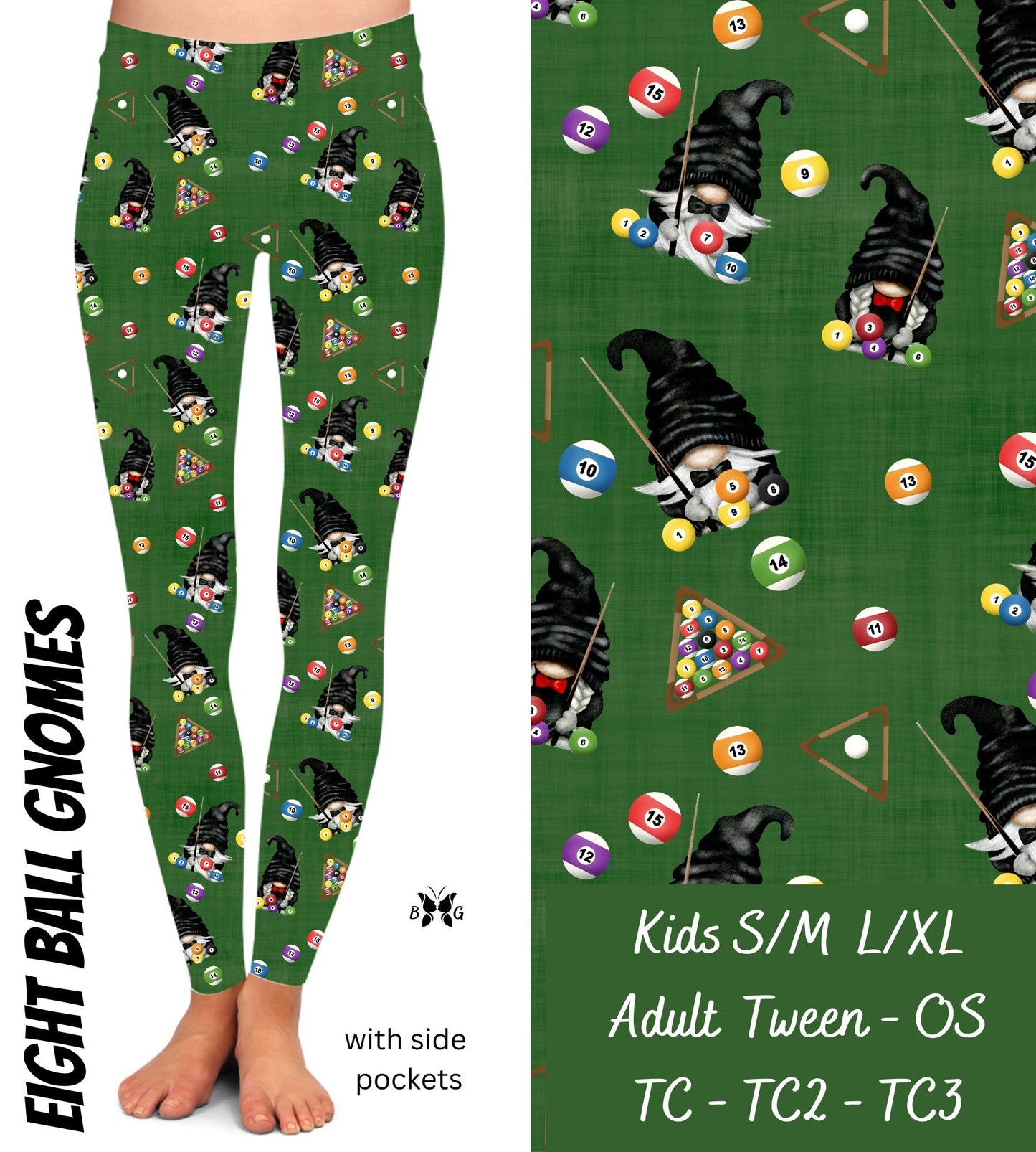 Eight Ball Gnomes - Leggings with Pockets