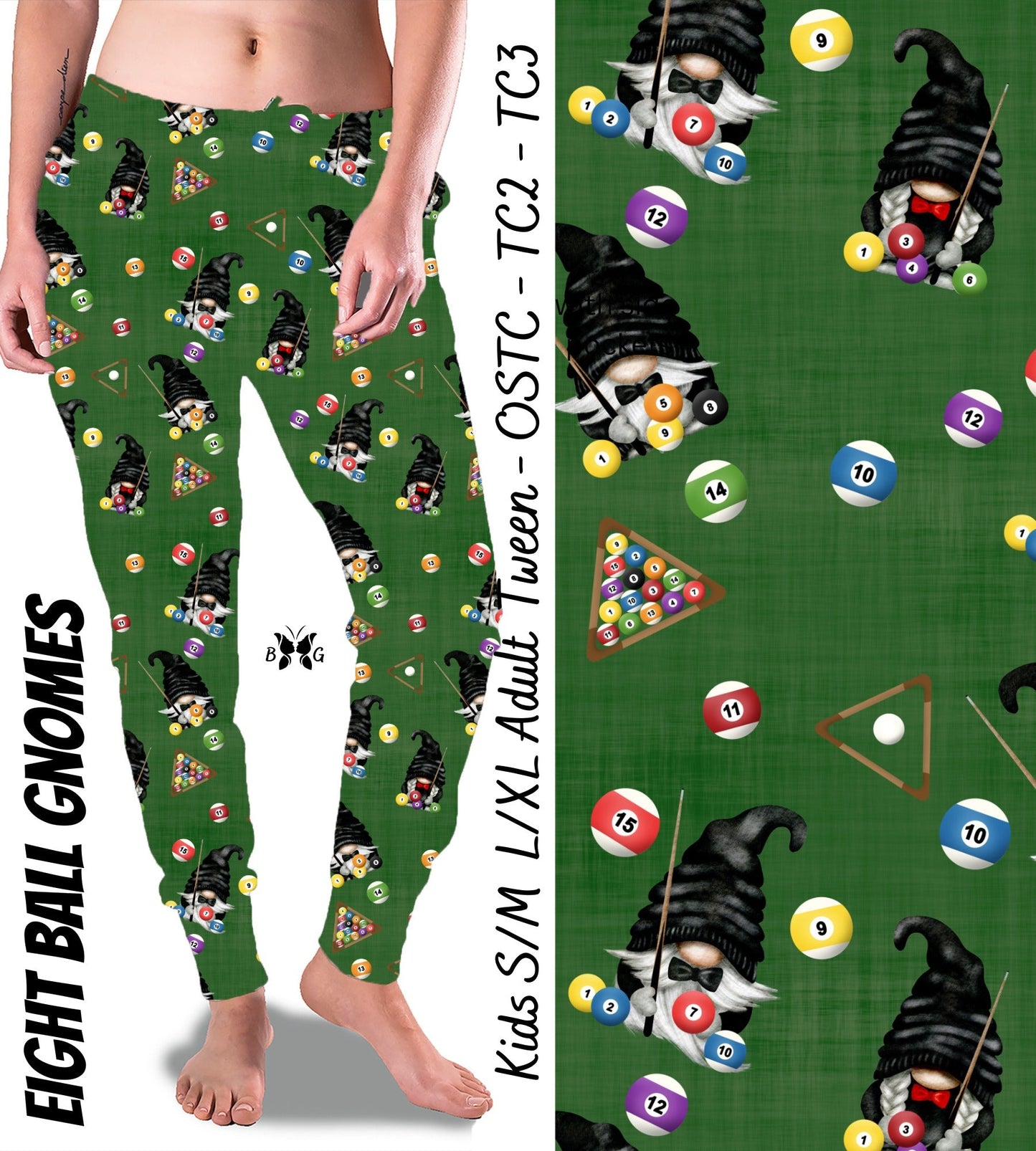 Eight Ball Gnomes - Full Joggers -