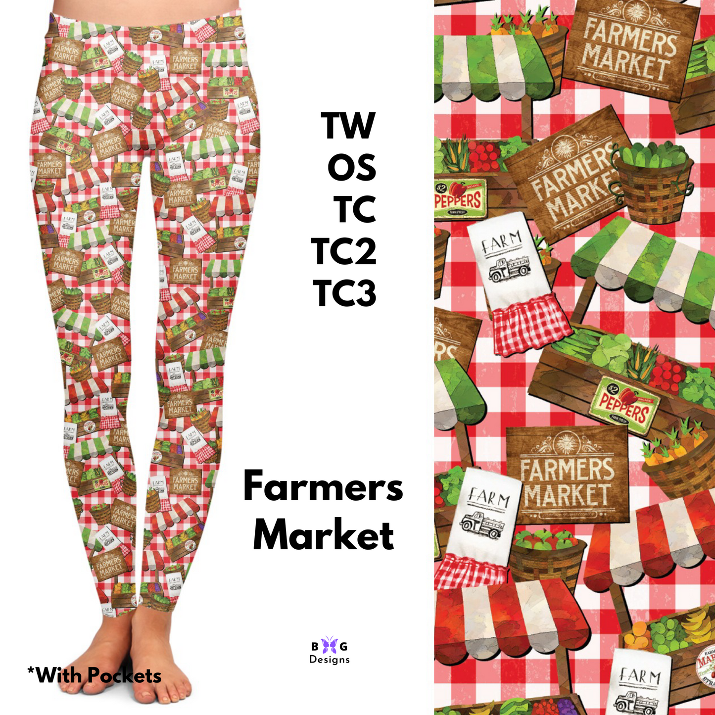 Farmers Market - Leggings with Pockets