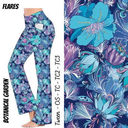 Botanical Garden - Yoga Flares with Pockets