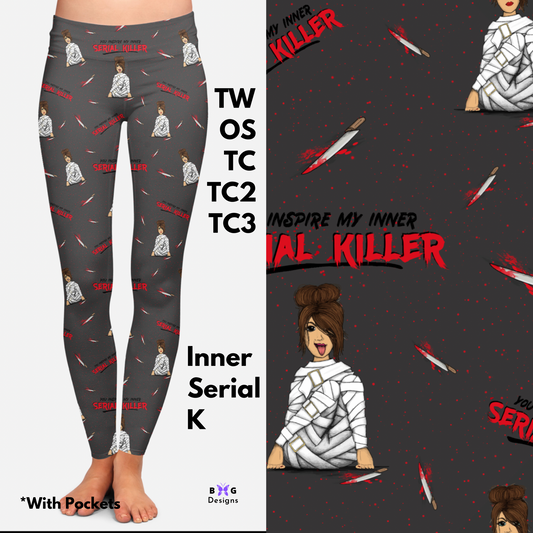 Inner Serial K - Leggings with Pockets