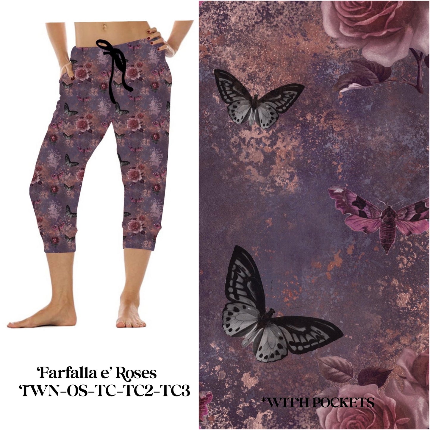 Farfalla e’ Roses - Capri Joggers