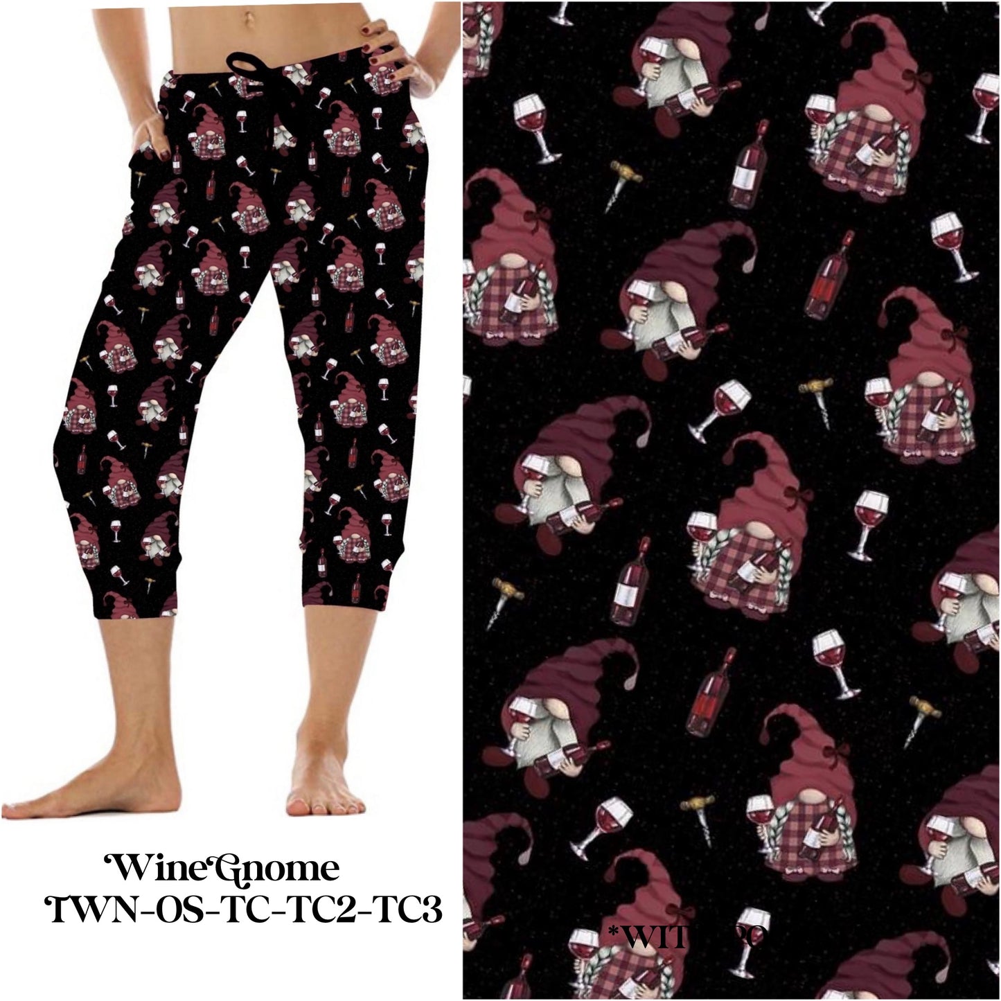 Wine Gnomes - Capri Joggers