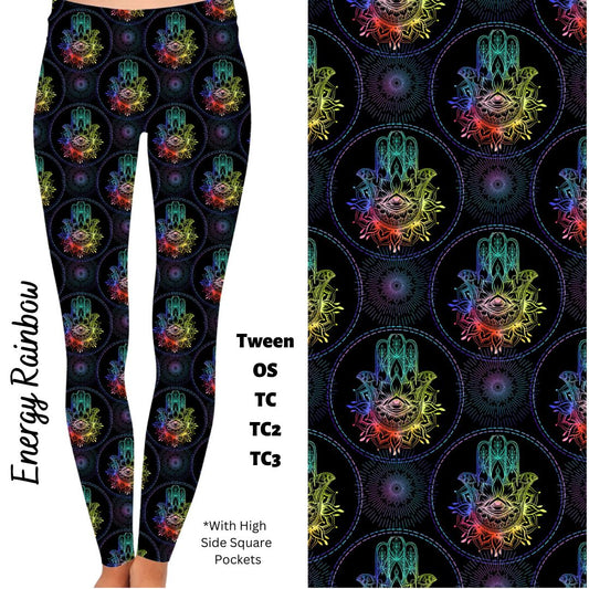 Energy Rainbow - Leggings with Pockets