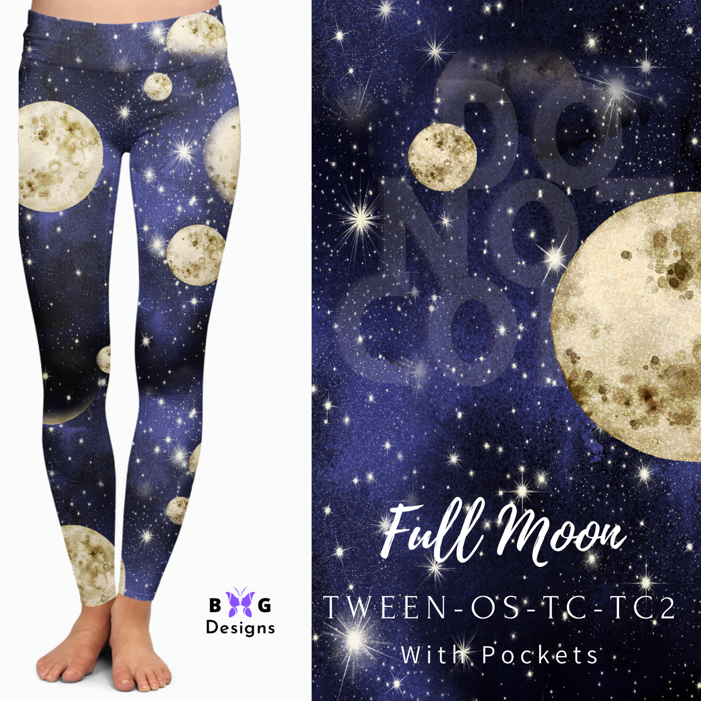 Full Moon - Leggings with Pockets