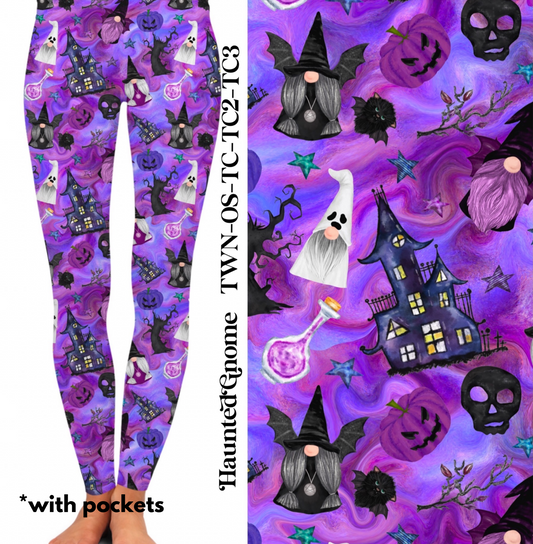 Haunted Gnomes - Leggings with Pockets