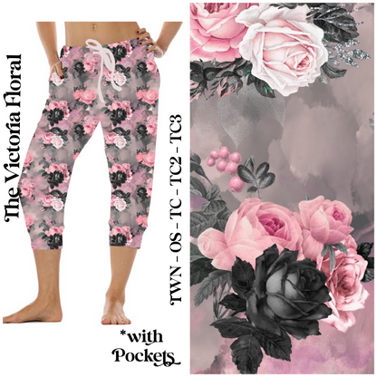 The Victoria Floral - Full & Capri Joggers