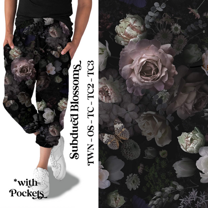 Subdued Blossoms - Full & Capri Joggers