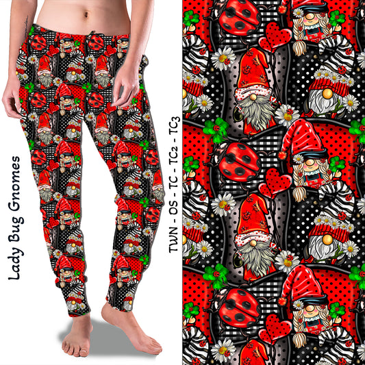 Lady Bug Gnomes - Full Joggers